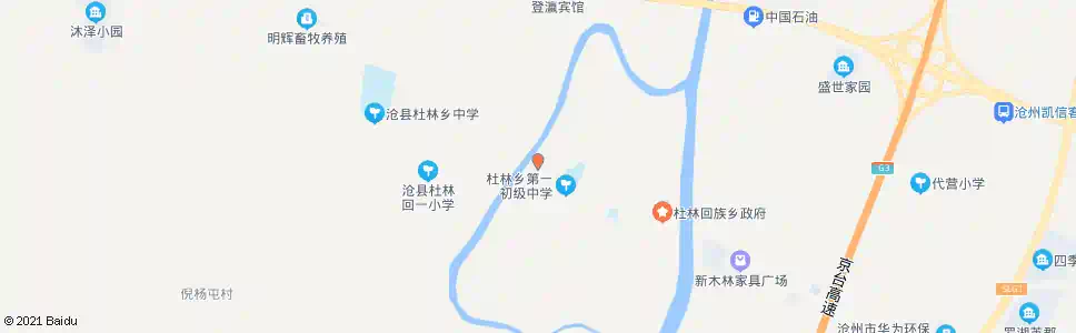 沧州杜林_公交站地图_沧州公交_妙搜公交查询2025