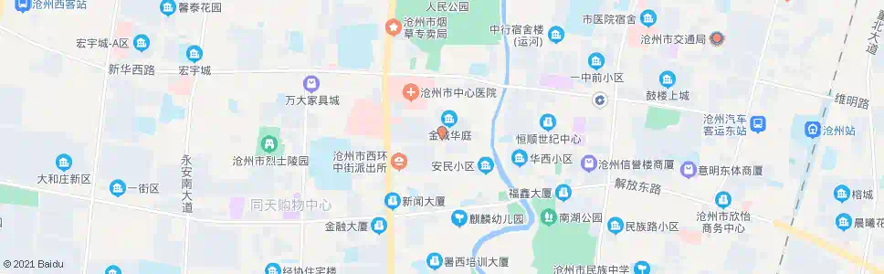 沧州中医院_公交站地图_沧州公交_妙搜公交查询2025