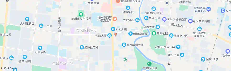沧州少年宫_公交站地图_沧州公交_妙搜公交查询2025