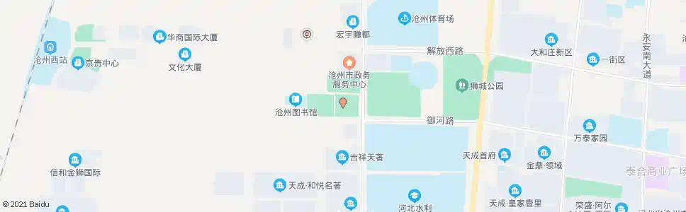 沧州市博物馆_公交站地图_沧州公交_妙搜公交查询2025