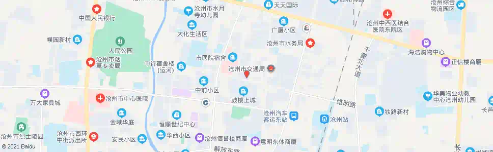沧州意明购物中心_公交站地图_沧州公交_妙搜公交查询2025