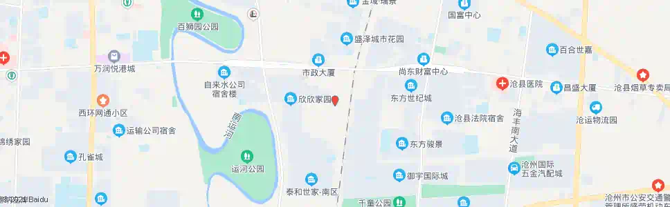 沧州石化宿舍_公交站地图_沧州公交_妙搜公交查询2025