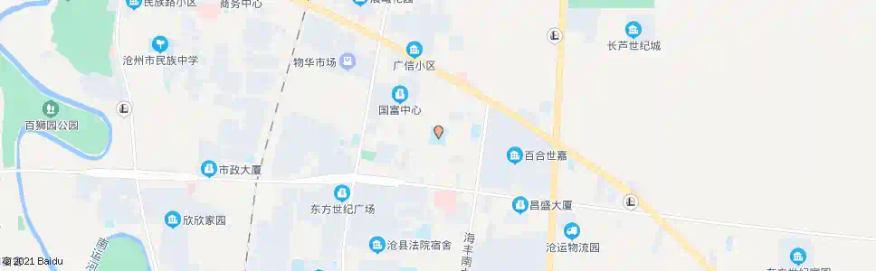 沧州市九中_公交站地图_沧州公交_妙搜公交查询2025