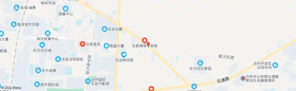 沧州黄河路口(解放东路)_公交站地图_沧州公交_妙搜公交查询2025