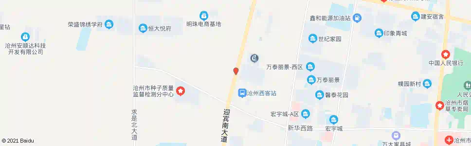沧州居然之家_公交站地图_沧州公交_妙搜公交查询2025