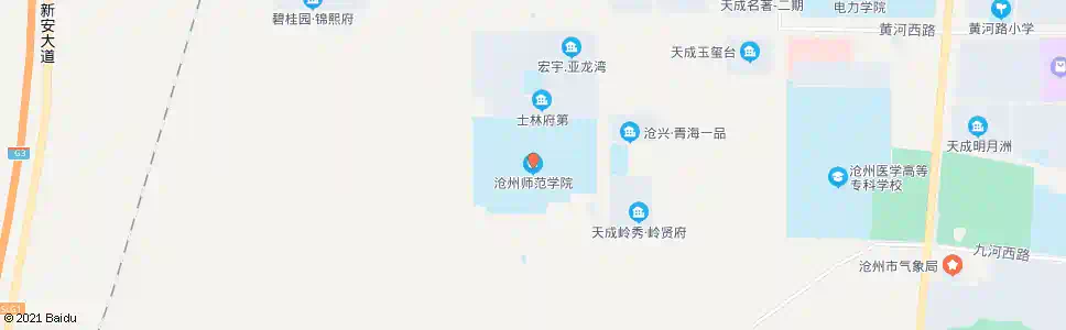 沧州师范学院_公交站地图_沧州公交_妙搜公交查询2025
