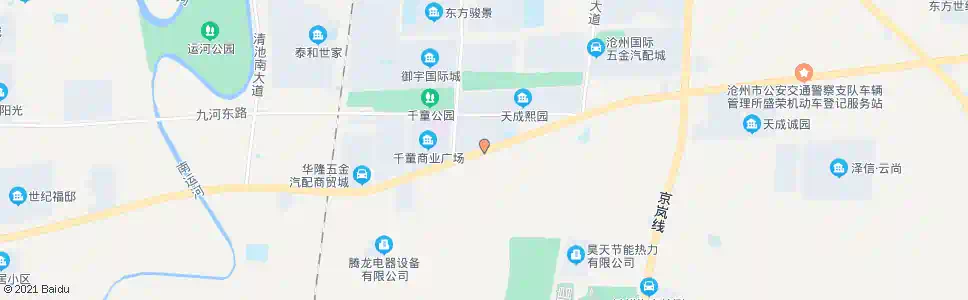 沧州杨官屯_公交站地图_沧州公交_妙搜公交查询2025