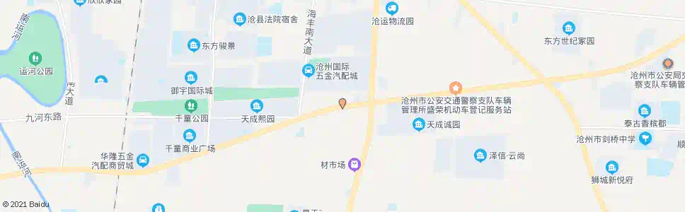 沧州浮阳道口_公交站地图_沧州公交_妙搜公交查询2025