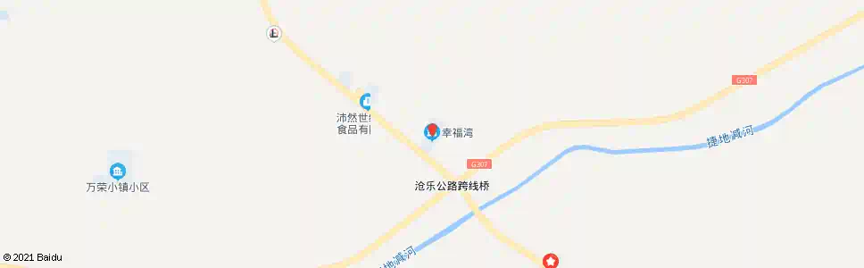 沧州幸福湾售楼处_公交站地图_沧州公交_妙搜公交查询2025