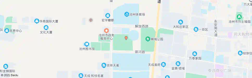 沧州会展中心_公交站地图_沧州公交_妙搜公交查询2025