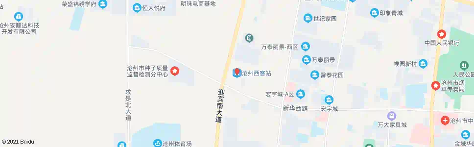 沧州西环路口(新华西路)_公交站地图_沧州公交_妙搜公交查询2025