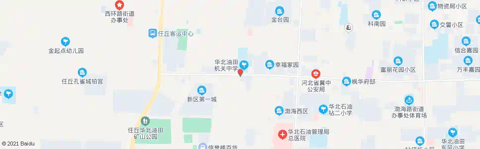 沧州华油机关中学_公交站地图_沧州公交_妙搜公交查询2025