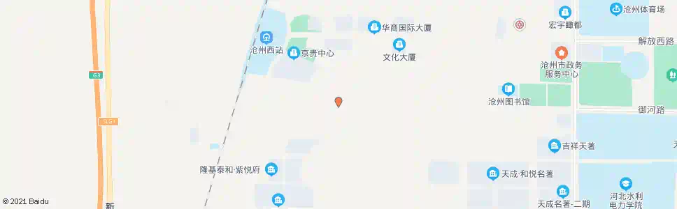 沧州侯庄子_公交站地图_沧州公交_妙搜公交查询2025