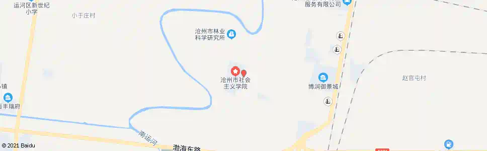 沧州市委党校_公交站地图_沧州公交_妙搜公交查询2025