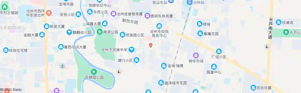 沧州六中_公交站地图_沧州公交_妙搜公交查询2025