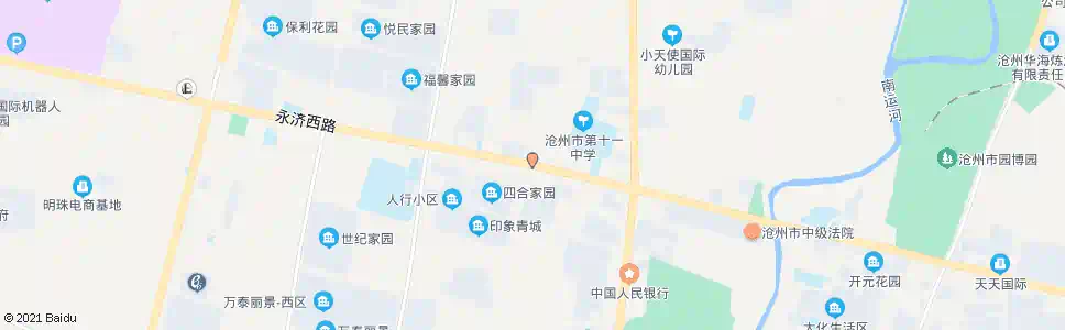 沧州绿茵家具_公交站地图_沧州公交_妙搜公交查询2025