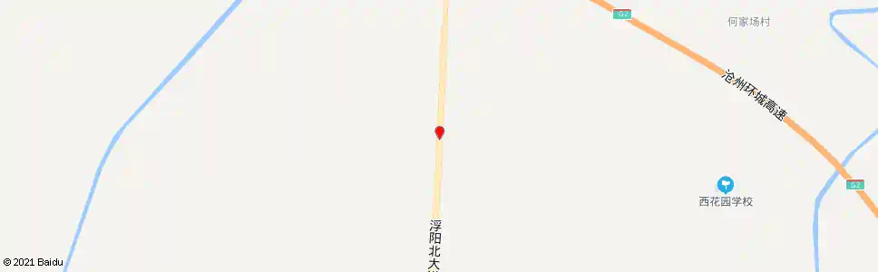 沧州西花园西村口_公交站地图_沧州公交_妙搜公交查询2025