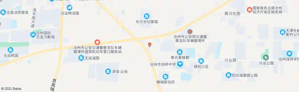 沧州冀东汽贸_公交站地图_沧州公交_妙搜公交查询2025