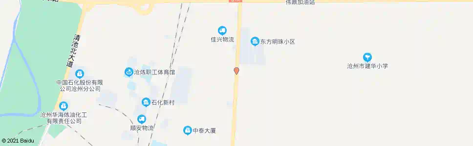 沧州徐官屯北村口_公交站地图_沧州公交_妙搜公交查询2025