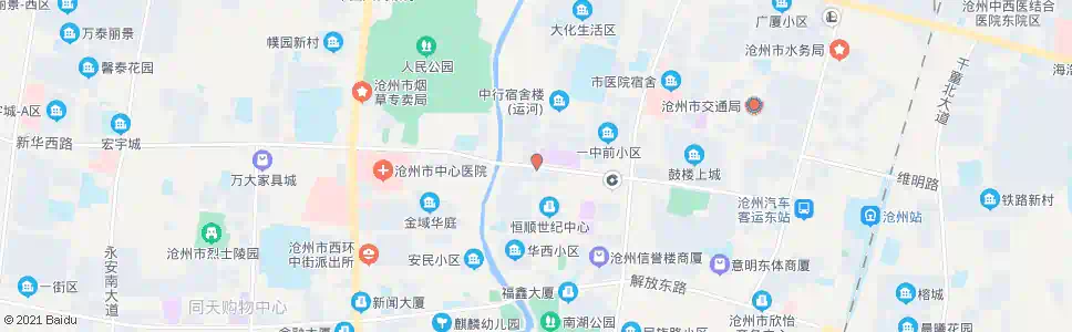 沧州水月道口_公交站地图_沧州公交_妙搜公交查询2025
