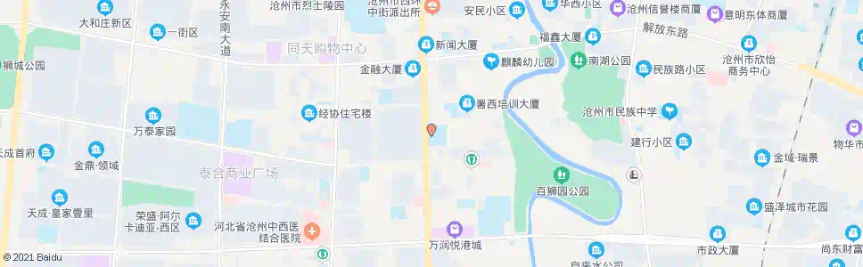 沧州文化艺术中心_公交站地图_沧州公交_妙搜公交查询2025