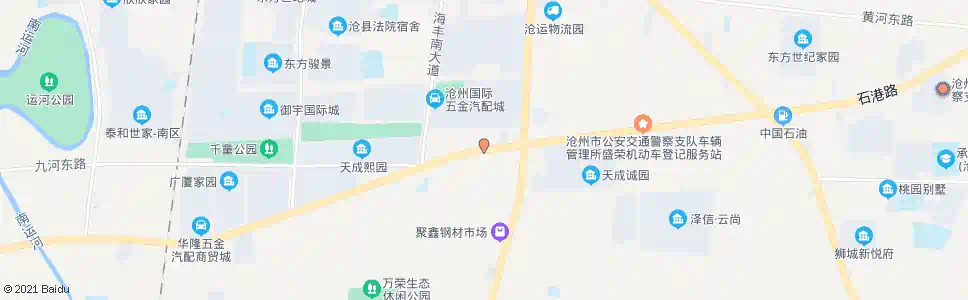 沧州永安道口_公交站地图_沧州公交_妙搜公交查询2025