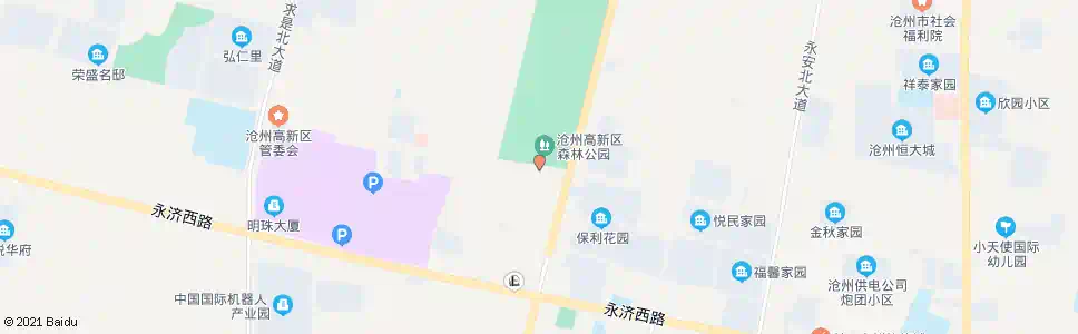 沧州迎宾大道道口_公交站地图_沧州公交_妙搜公交查询2025