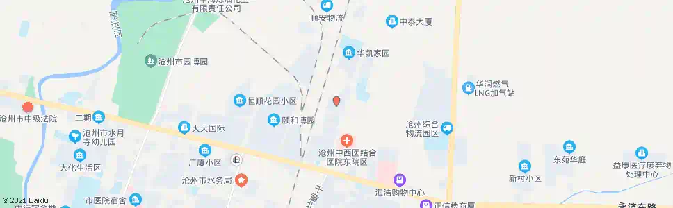 沧州铁东家园_公交站地图_沧州公交_妙搜公交查询2025
