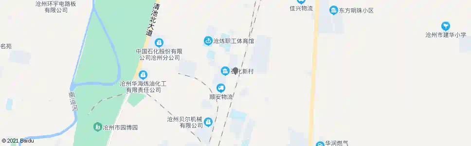 沧州炼油厂_公交站地图_沧州公交_妙搜公交查询2025