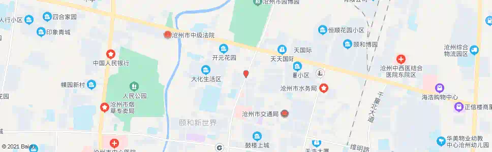 沧州鸡场路口_公交站地图_沧州公交_妙搜公交查询2025