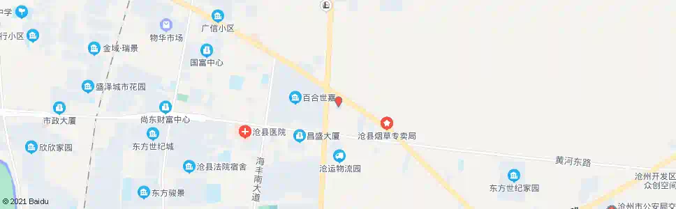 沧州长城驾校_公交站地图_沧州公交_妙搜公交查询2025