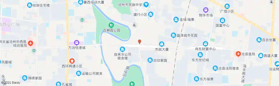 沧州南环支行_公交站地图_沧州公交_妙搜公交查询2025