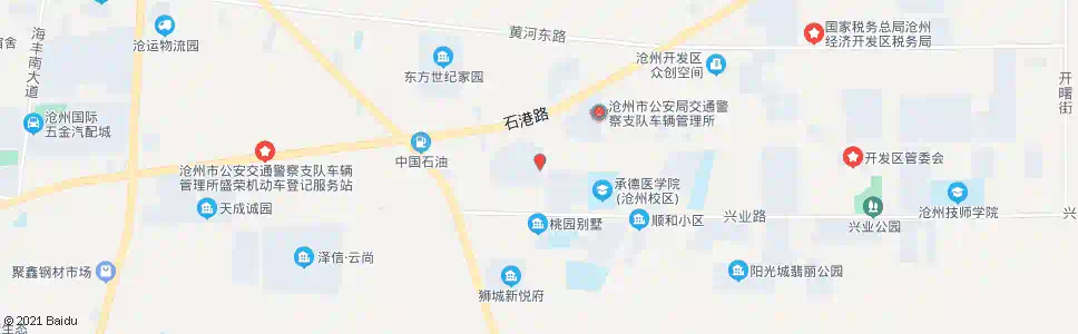 沧州恒泰花园东门_公交站地图_沧州公交_妙搜公交查询2025