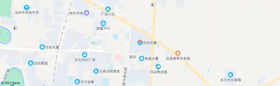 沧州百合世嘉_公交站地图_沧州公交_妙搜公交查询2025