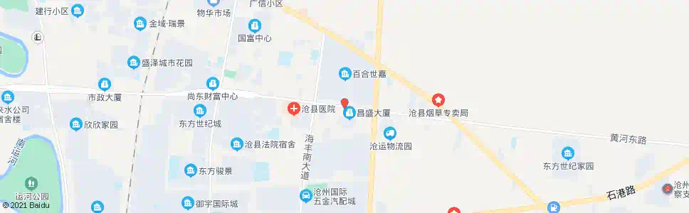 沧州沧县农行_公交站地图_沧州公交_妙搜公交查询2025