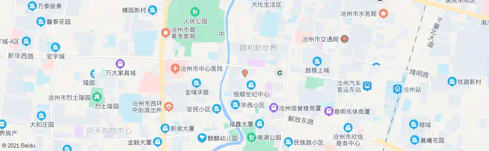 沧州人防办_公交站地图_沧州公交_妙搜公交查询2025