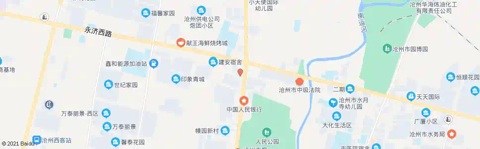 沧州小王庄_公交站地图_沧州公交_妙搜公交查询2025