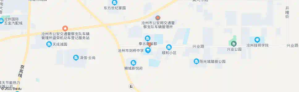 沧州董氏育康医院_公交站地图_沧州公交_妙搜公交查询2025