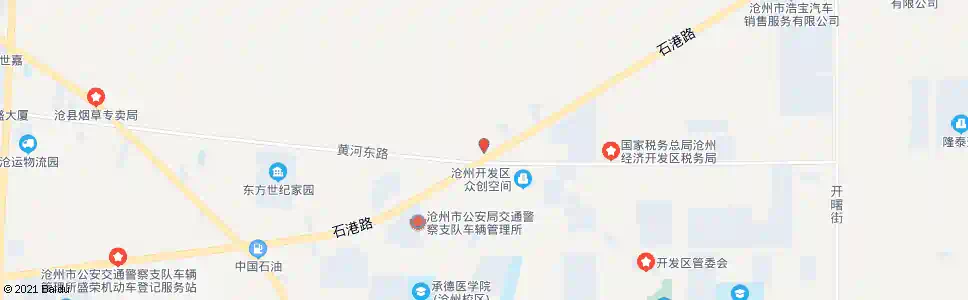沧州五菱汽车专卖总店_公交站地图_沧州公交_妙搜公交查询2025