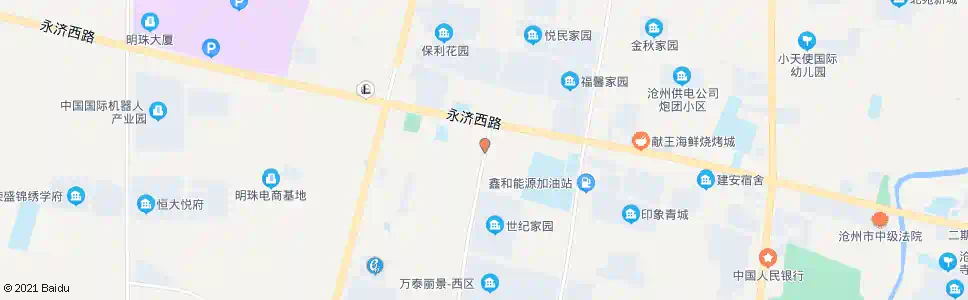 沧州大杨庄市场_公交站地图_沧州公交_妙搜公交查询2025