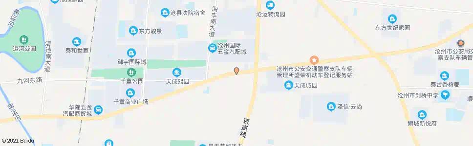 沧州长芦道口_公交站地图_沧州公交_妙搜公交查询2025