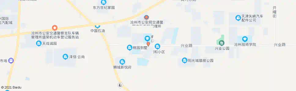 沧州开发区渤海学院_公交站地图_沧州公交_妙搜公交查询2025