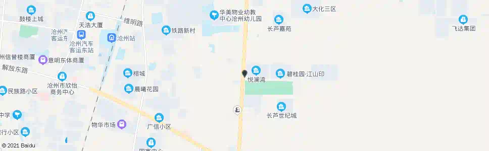 沧州金盾驾校_公交站地图_沧州公交_妙搜公交查询2025