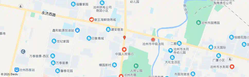 沧州爱齿口腔门诊_公交站地图_沧州公交_妙搜公交查询2025