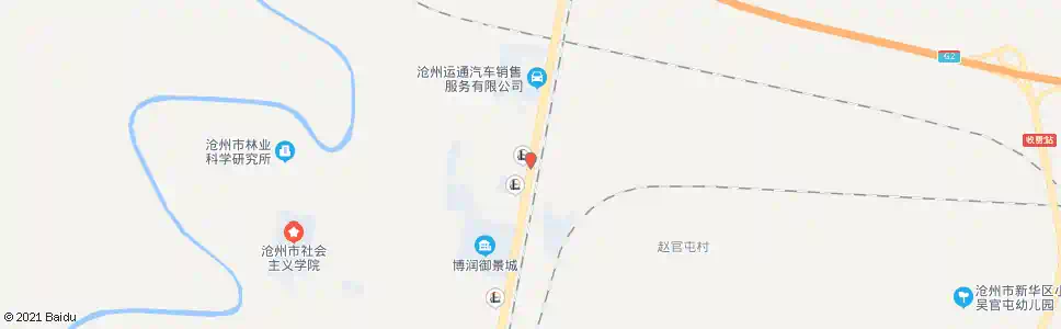 沧州石油北库_公交站地图_沧州公交_妙搜公交查询2025