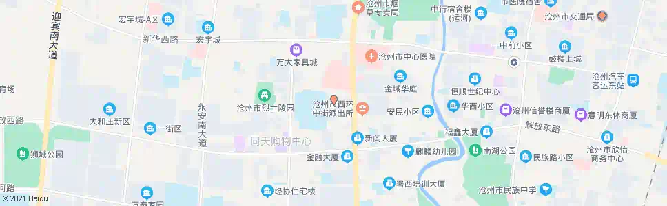 沧州工专新校区_公交站地图_沧州公交_妙搜公交查询2025
