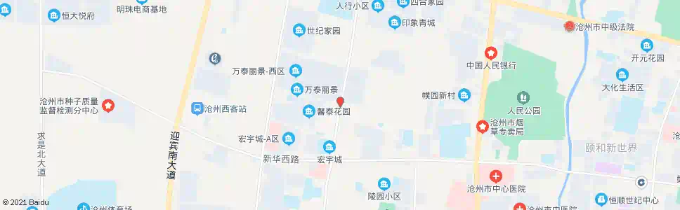沧州五七新村_公交站地图_沧州公交_妙搜公交查询2025