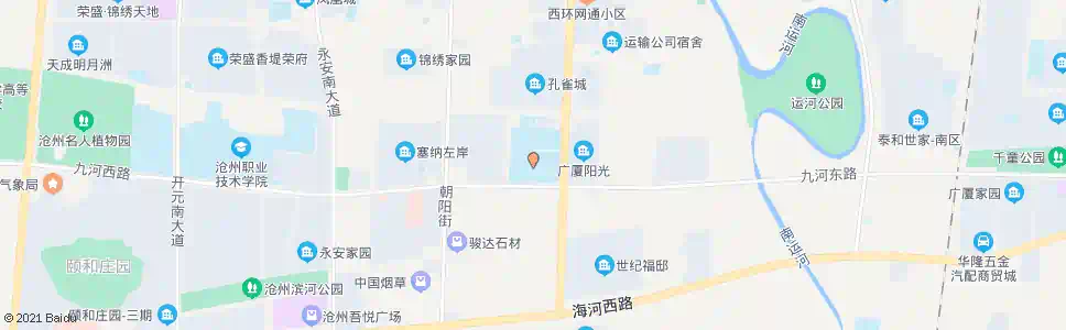 沧州第十中学_公交站地图_沧州公交_妙搜公交查询2025