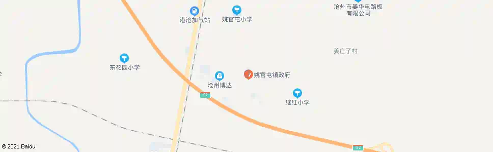 沧州姚官屯乡政府_公交站地图_沧州公交_妙搜公交查询2025