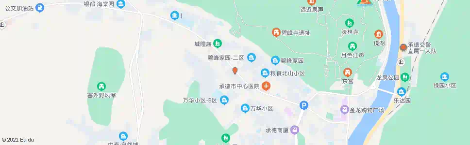 承德二道牌楼(蓝泉公司)_公交站地图_承德公交_妙搜公交查询2025